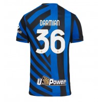 Inter Milan Matteo Darmian #36 Hjemmedrakt 2024-25 Kortermet